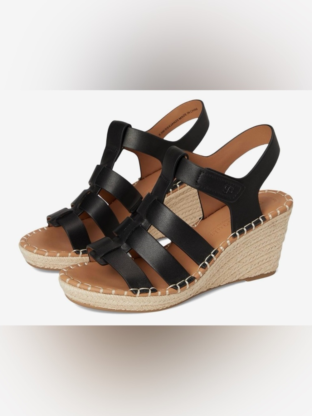 Kenneth Cole GENTLE SOULS
CAPELIN LEATHER ESPADRILLE WEDGE 8